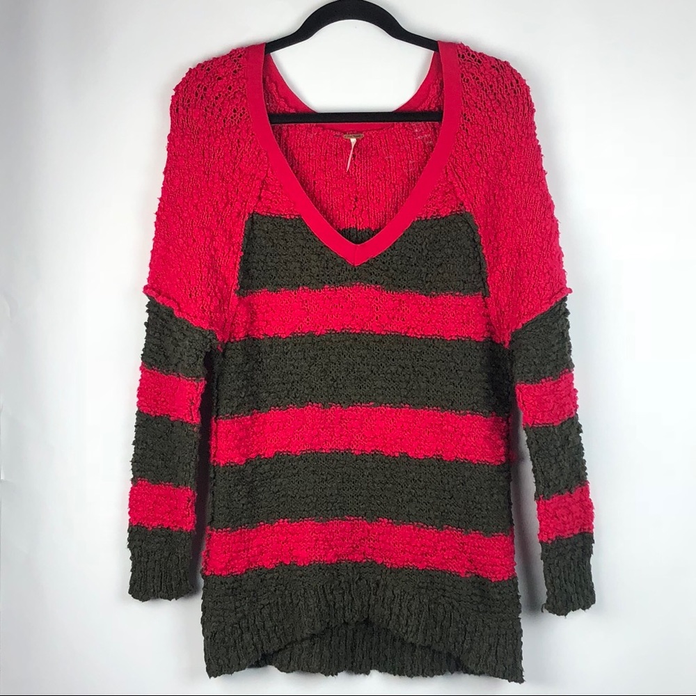 Free People Songbird Stripe Pullover - Picture 3 of 8